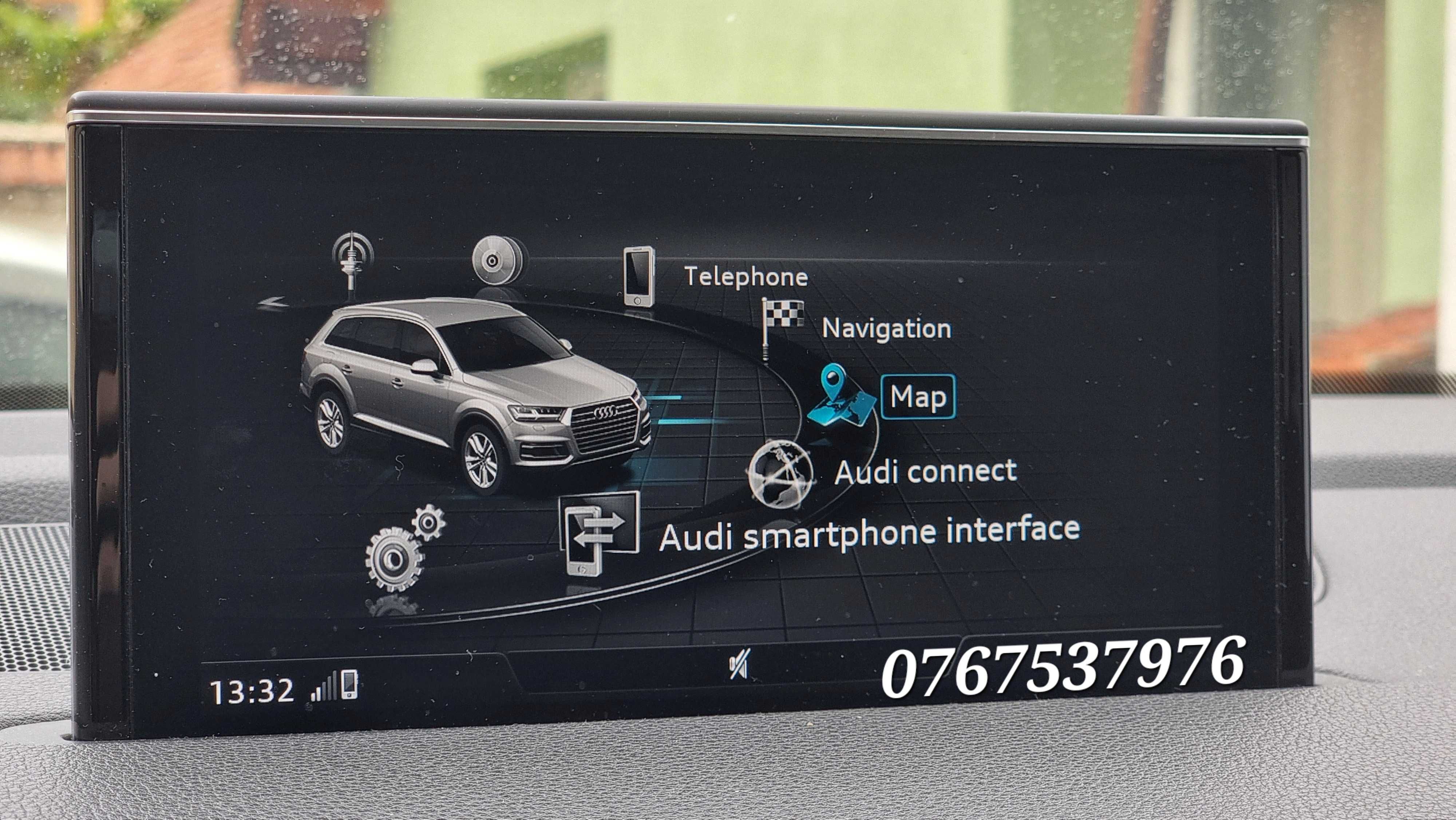 Apple Carplay iPhone/Android Auto Waze Audi A4,A5,A6,A7,Q5,Q7