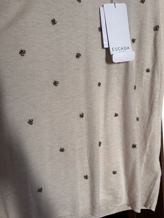 Vesta/top Escada, lana/vascoza/casmir/poliamida, L