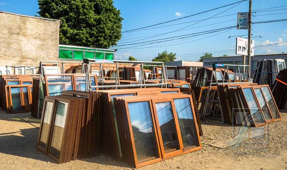 termopane geamuri stejar 3 canate noi de la 1050 lei