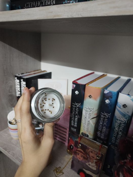 Глитерные свечи 100-140мл из соевого воска