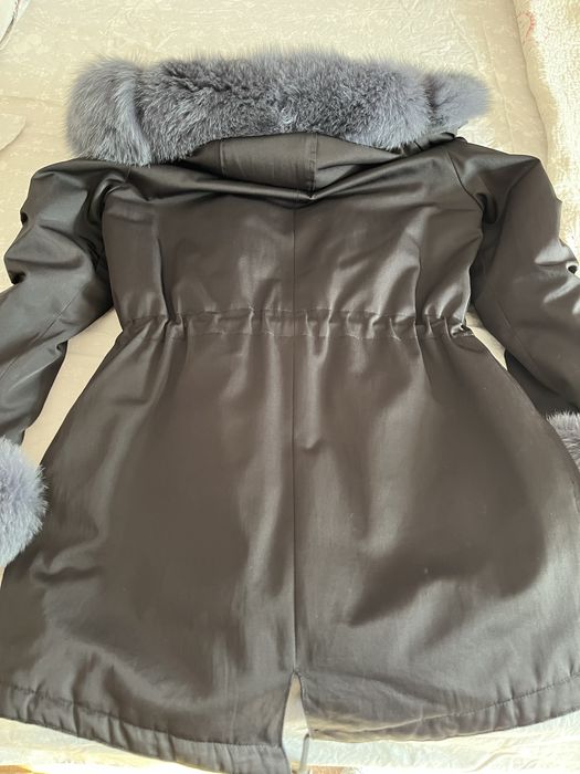 Geaca Parka blana naturala vulpe