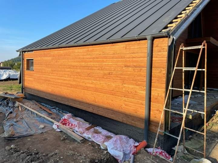 Vând casă modulare pe structură din lemn