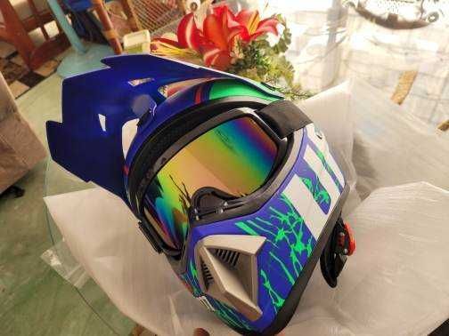 Casca Cross pentru Trotineta Electrica  +ochelari cadou