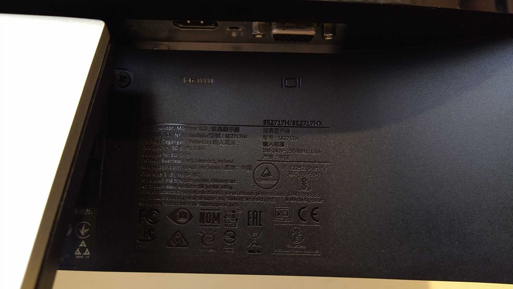 Monitor Gaming Dell SE2717H 27",IPS , FHD, HDMI, FreeSync , 75 Hz