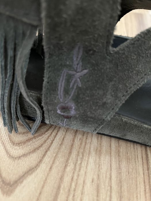 Sandale din piele intoarsa Catarina Martins