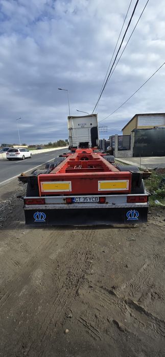 Șasiu Port Containere Randers Semiremorca transport containere