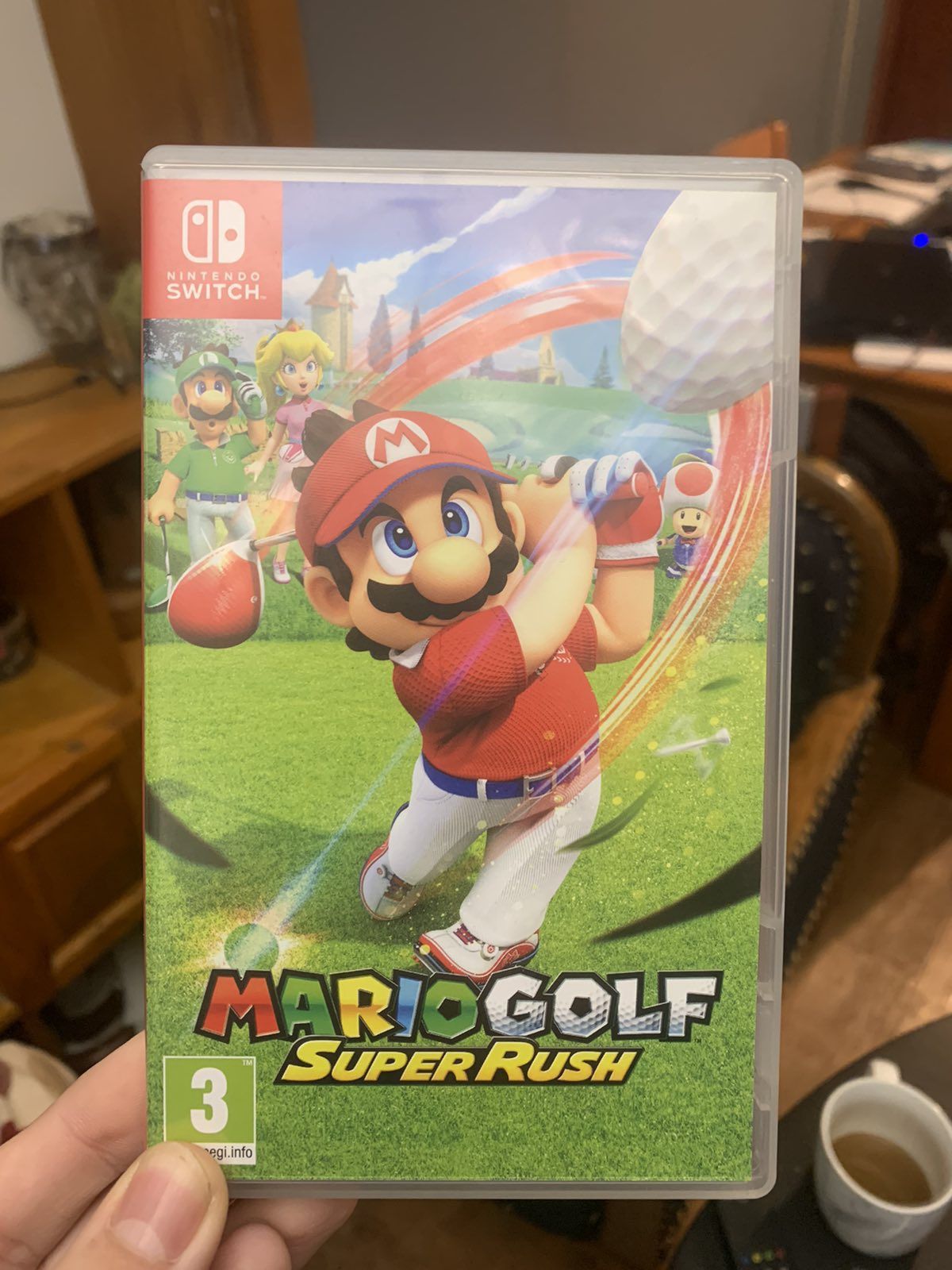 Игра за Nintendo switch: Mariogolf SuperRush