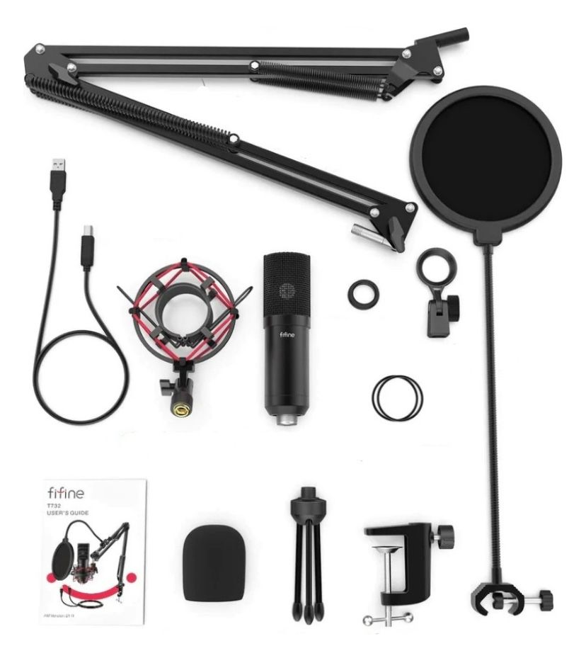 Микрофон настольный FIFINE T732 kit