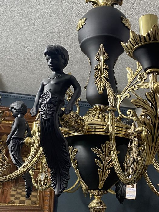 Candelabru bronz masiv/8brate/