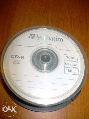 10 Cd uri Bulk Blank Verbatim Memorex