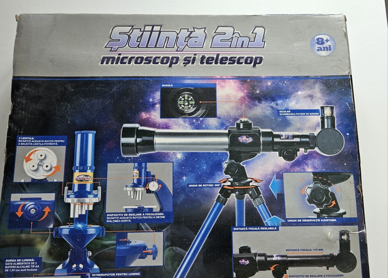 Joc educativ Microscop si telescop