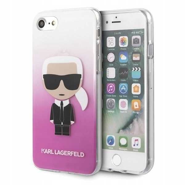 Гръб Karl Lagerfeld Gradient Ikonik Karl за iPhone SE 2020, iPhone 7/8