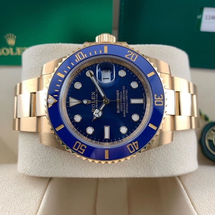 Rolex Submariner Gold Blue