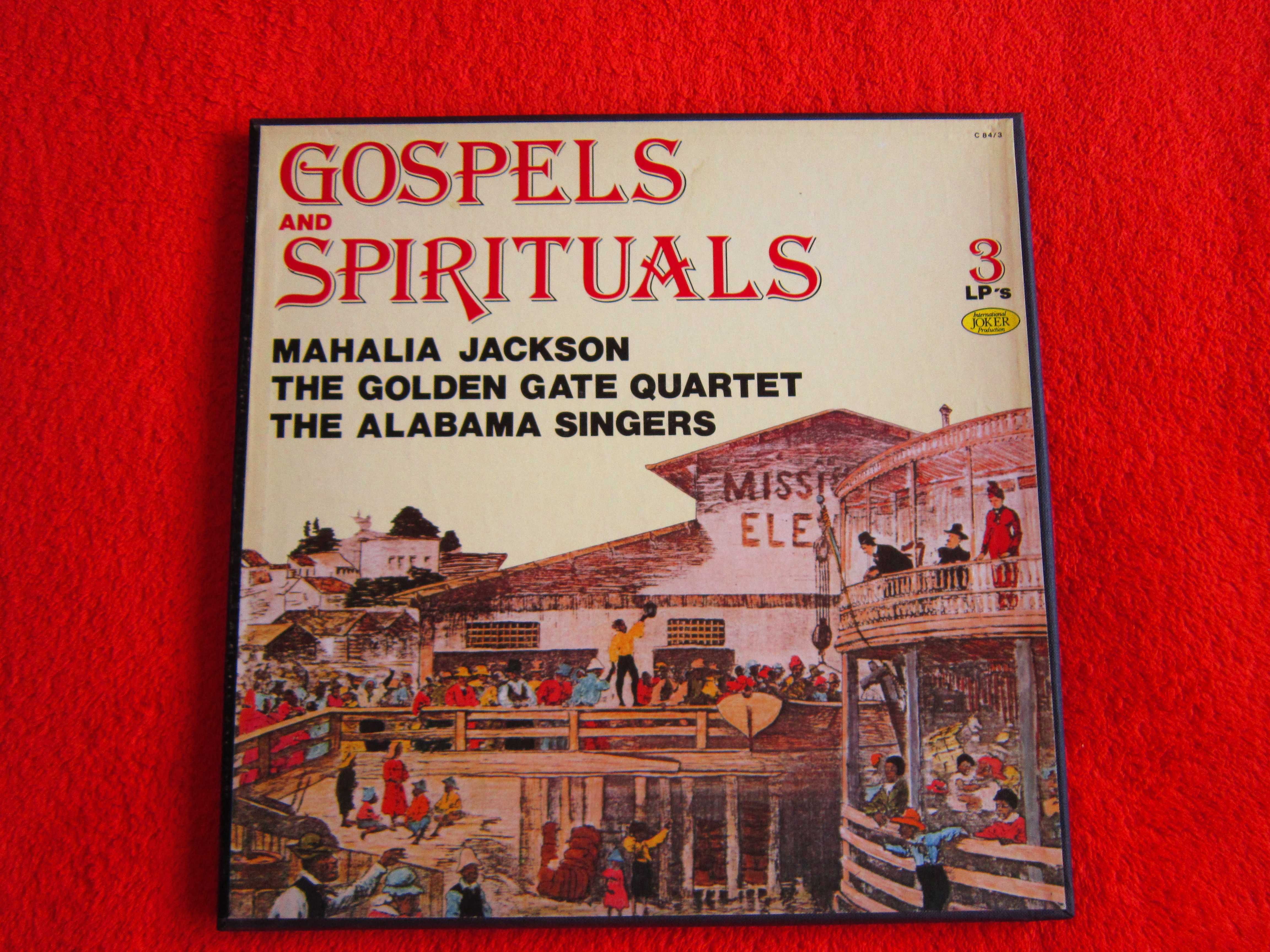 cadou rar 3LP Gospels &Spirituals- Mahalia Jackson,Golden Gate Quartet