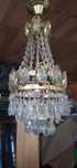 Candelabru vintage/candelabru cristal/lustra vintage
