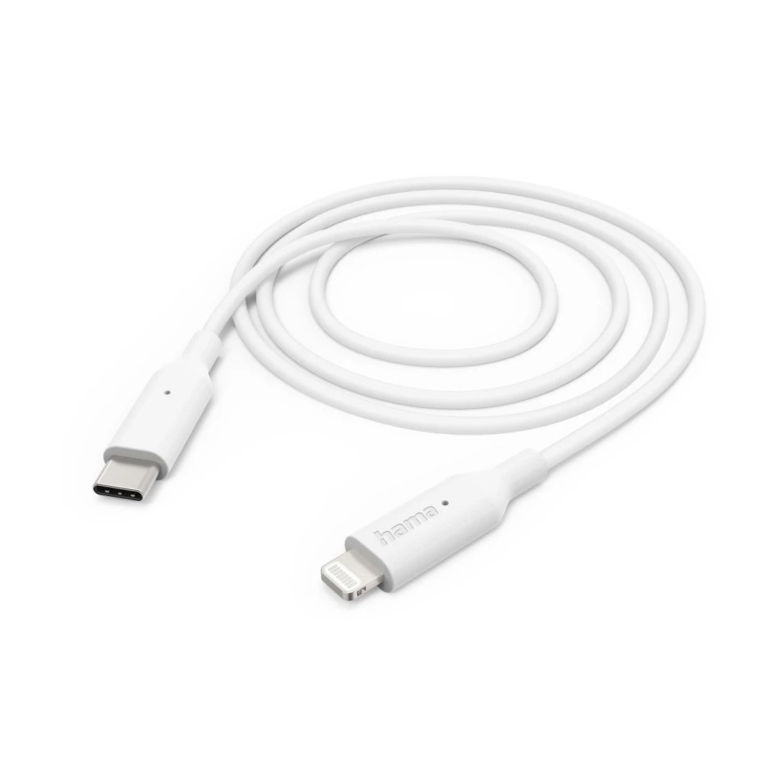 HAMA Кабел USB-C - Type-C/Lightning, 1м бял зареждане Дата HAMA-201598