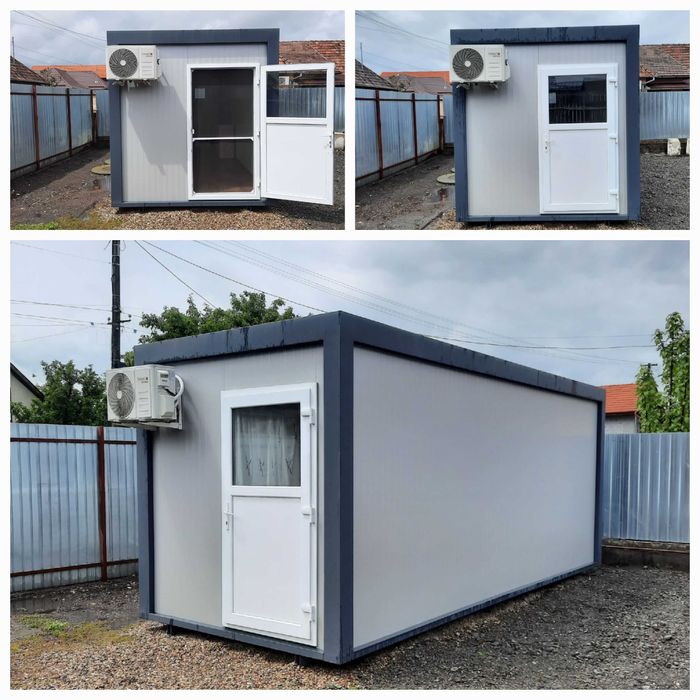 Container dormitor/birou/cabană/magazin 6m x 2,4m