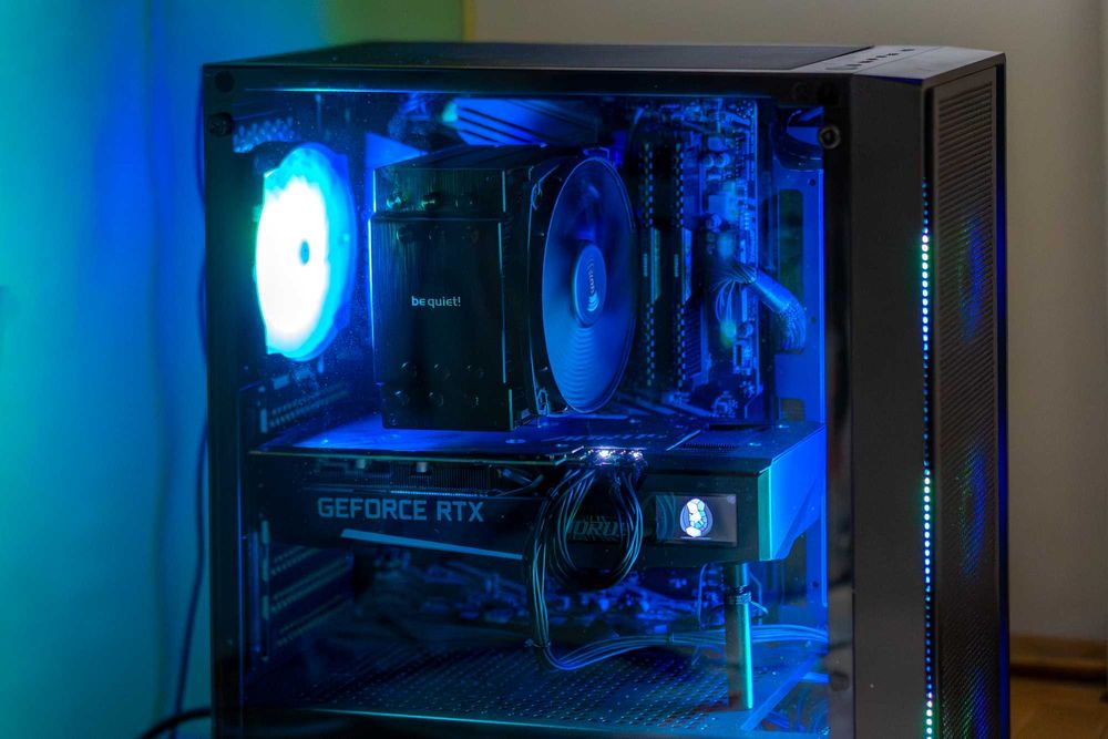 МОЩЕН Геймърси PC!! Ryzen 7 5800x + RTX 3070 + 32 GB RAM DDR4
