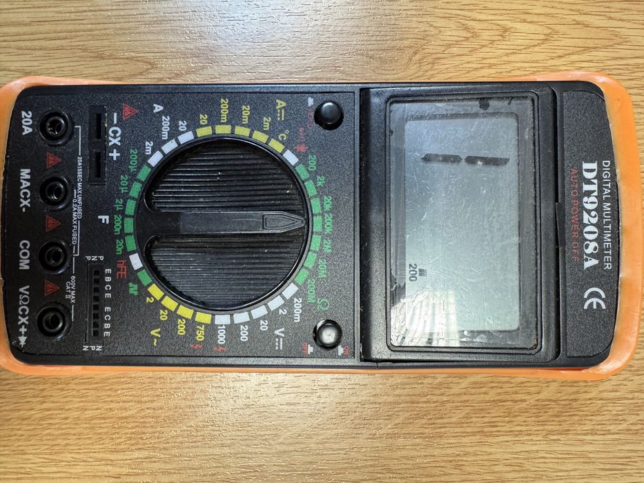 Digital Multimeter DT9208A nou