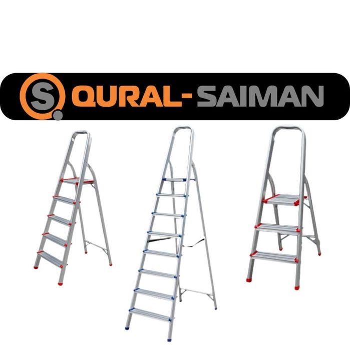 Стремянки односторонние PROFSET алюминиевые