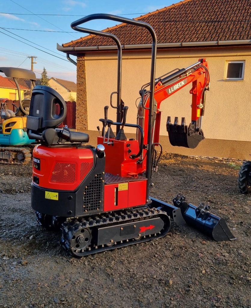 Miniexcavator Lubeck Ex 121 Nou Garantie 2 ani
