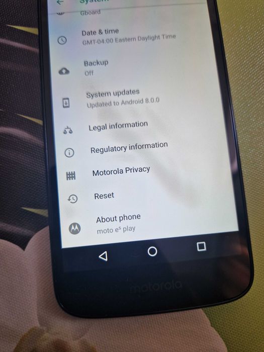 Motorola e5 Play