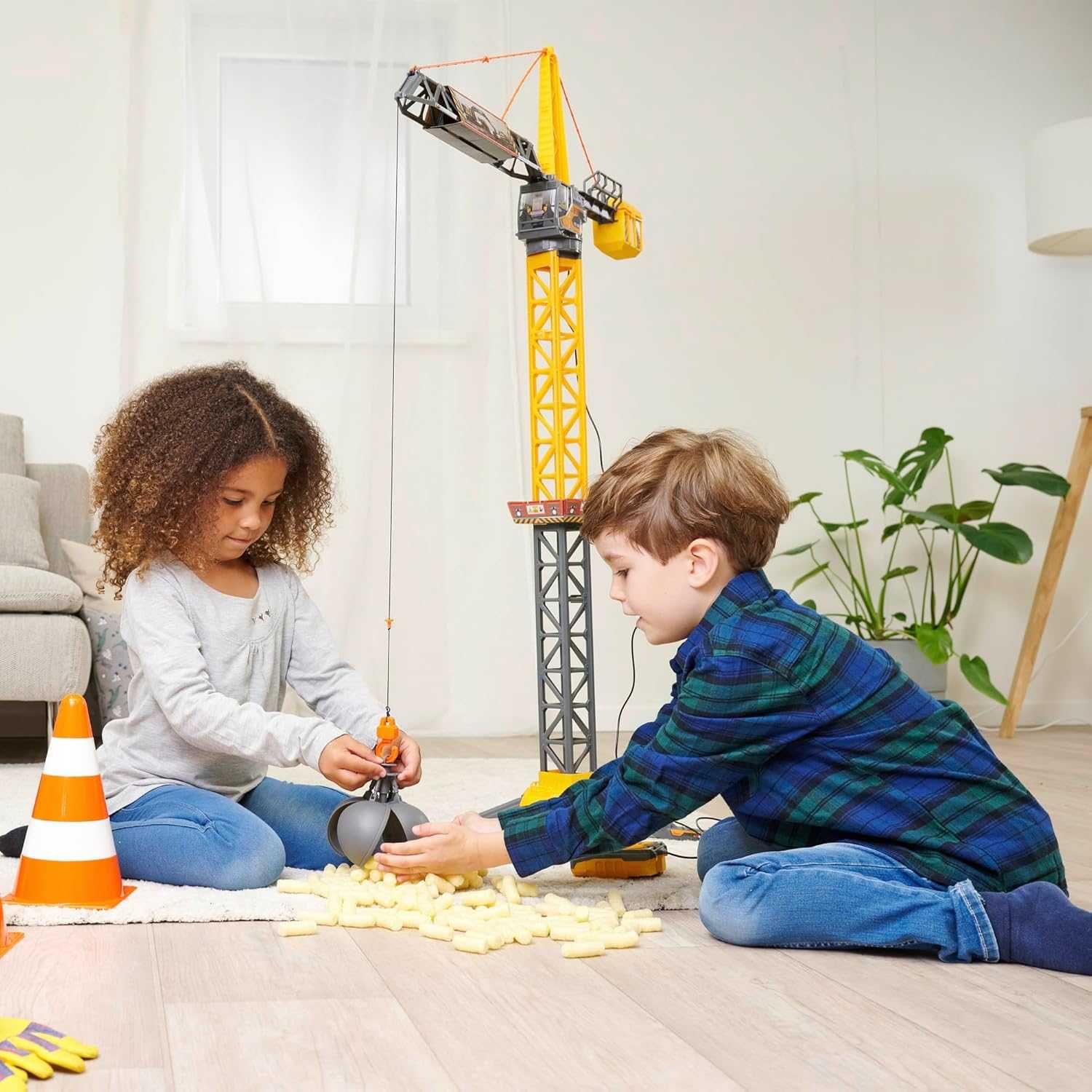 Мега строителен кран Гигантски радиоуправляем кран Dickie Toys 110см