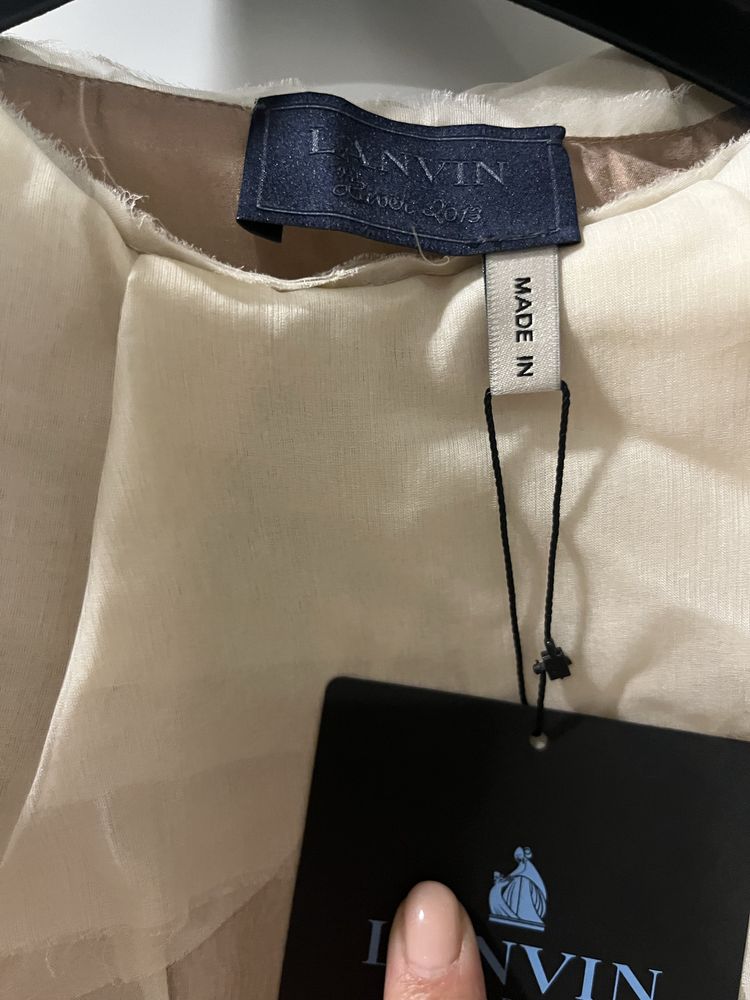 Официална копринена блуза Lanvin