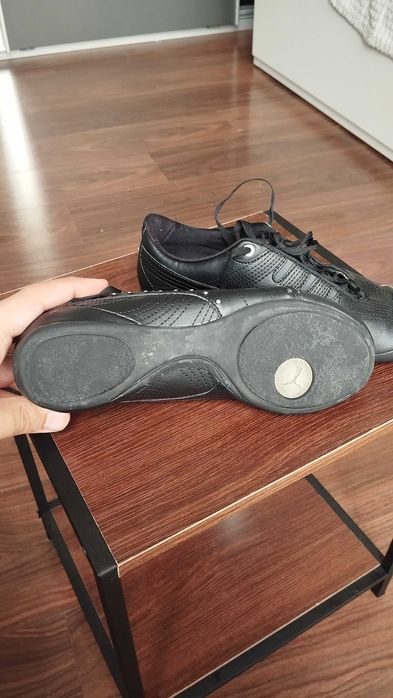 Дамски маратонки Puma размер 36 с камъчета черна кожа