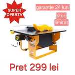Circular cu masa  Putere 800 W, Diametru disc 200 x 16 x 2.4 mm,