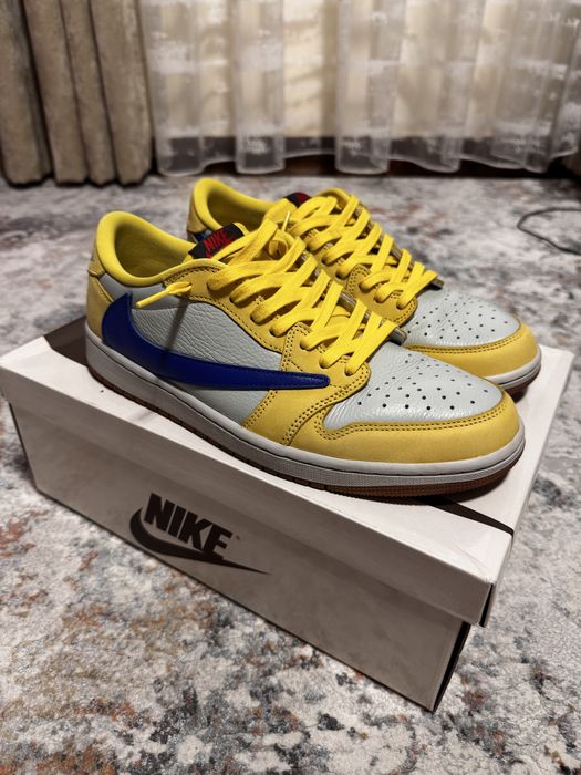 Jordan 1 Travis scott canary yellow