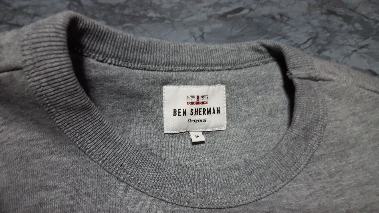 Ben Sherman Grey Applique Target Sweatshirt