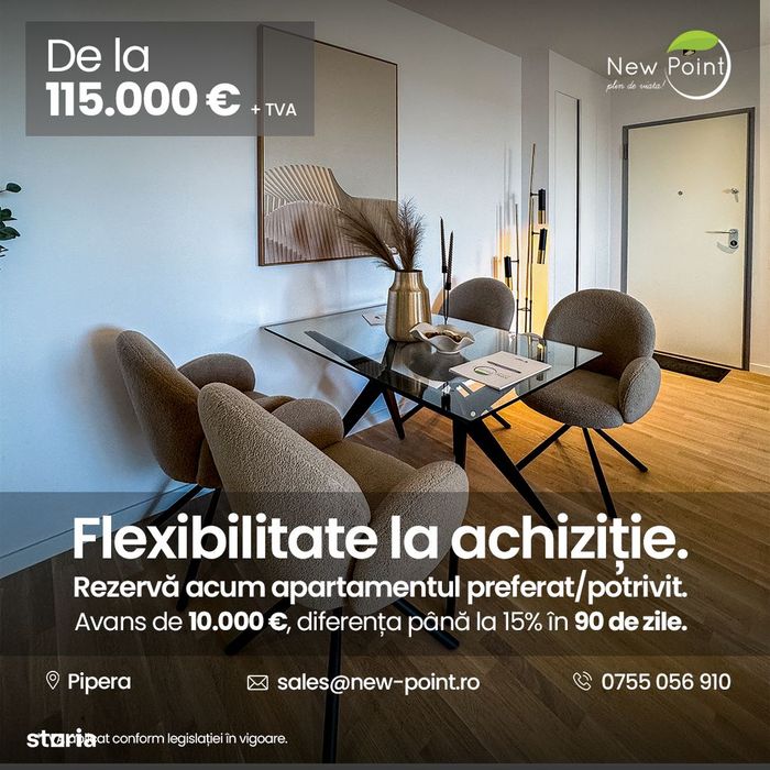 Studio Dublu Pipera - Avans 10.000 euro