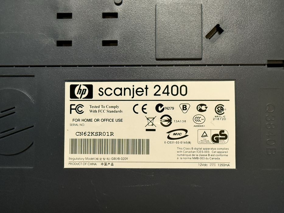 Сканер HP2400, без блок питания