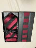 Set Cravata cu batista lucrate manual