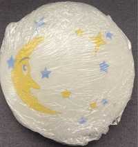Стъклена Детска лампа за таван Луна и звезди