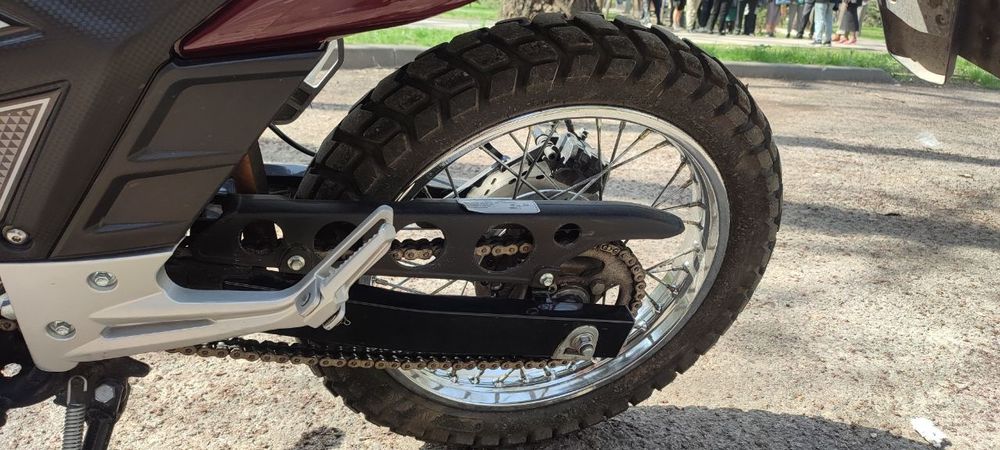 Мотоцикл эндуро "гусь"