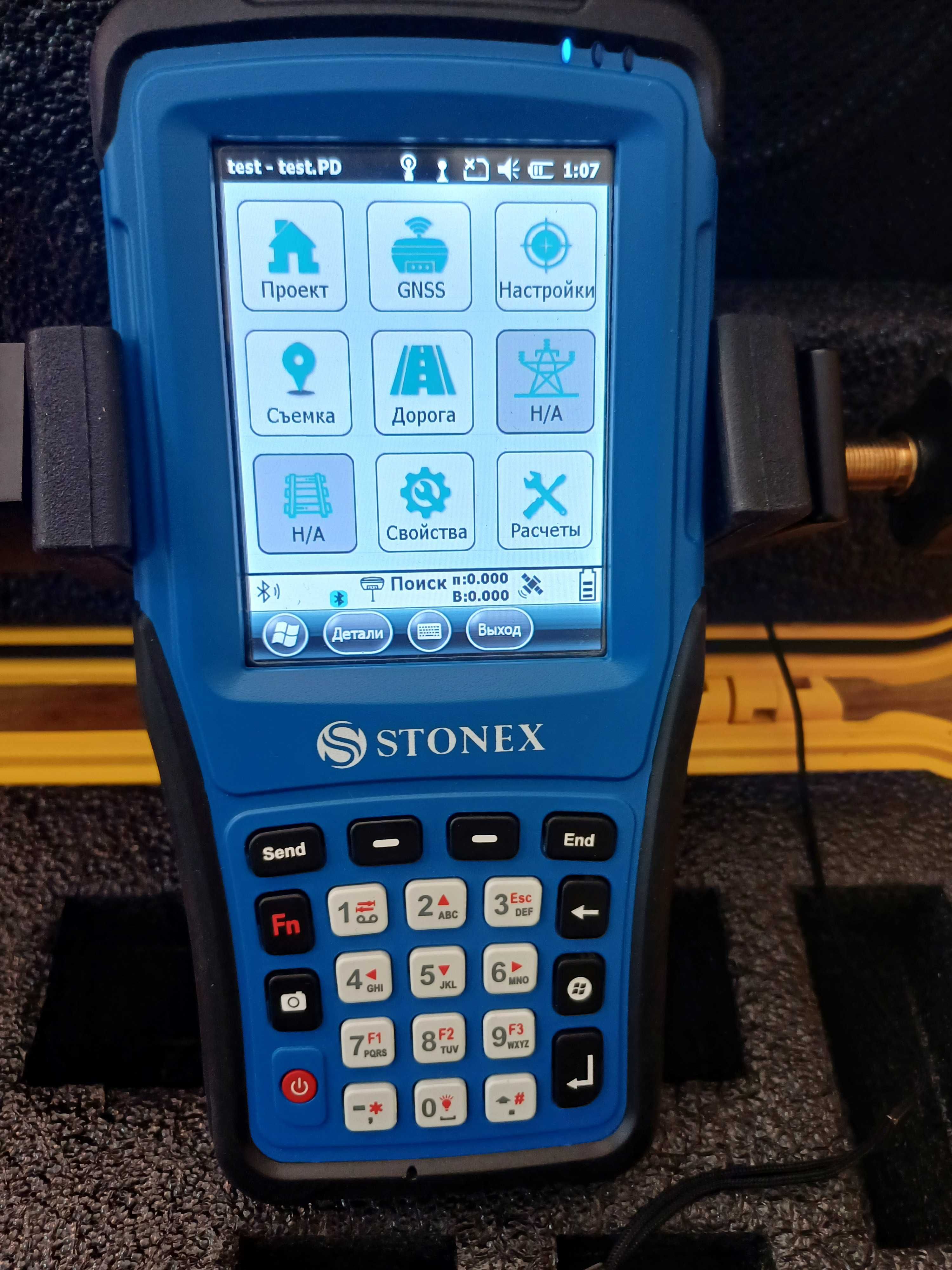 ГНСС ровер Stonex S800A + контроллер S4II H (геодезический приемник)