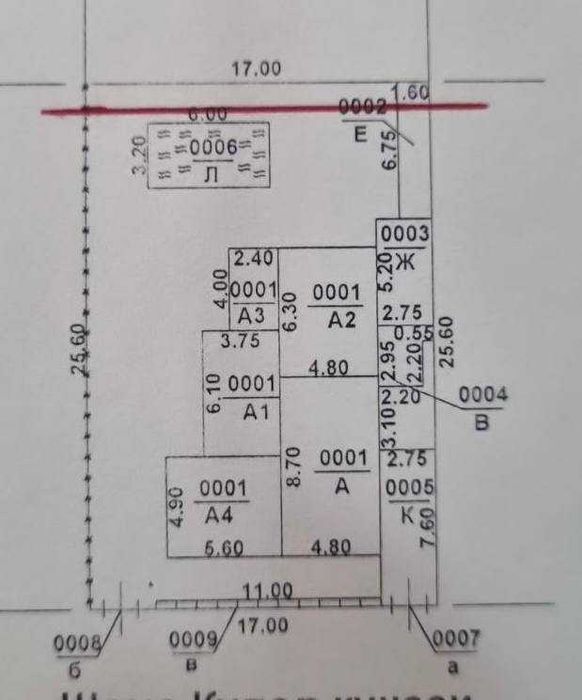 продам дом на ул. Кичик Бешагач, 4.2 сотки, фасад 17м, требует ремонта