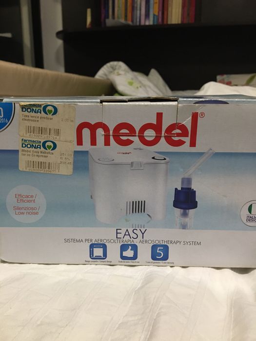 Medel Easy Aerosoloterapie - Sistem de nebulizare cu compresor Medel E