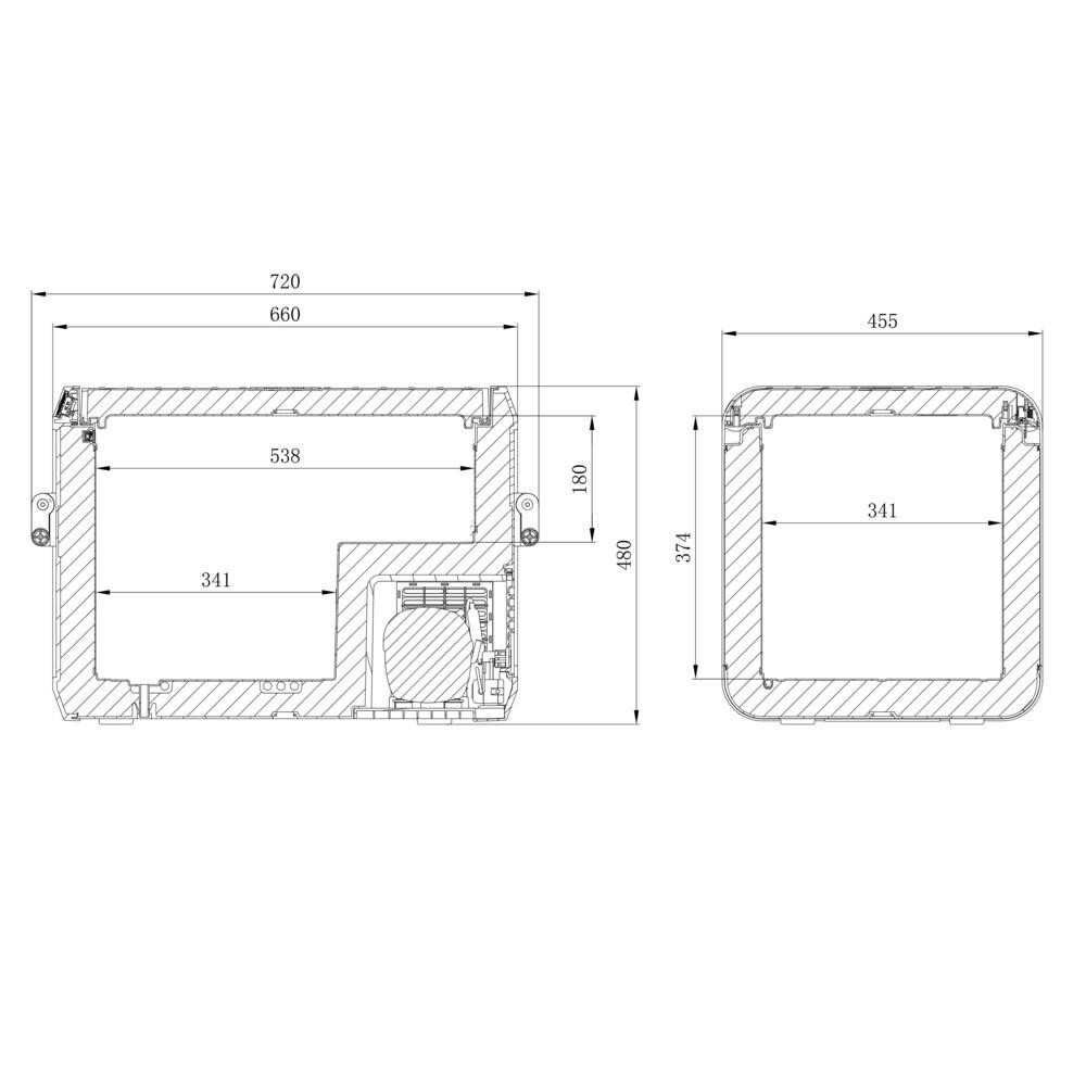 автохолодильник Dometic CFX3 55л