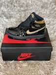 Jordan 1 Retro High Black Metallic Gold Dark Og Nike