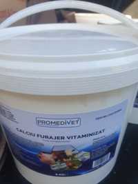 Calciu furajer vitaminizat, galeata 6 kg, furaj complementar
