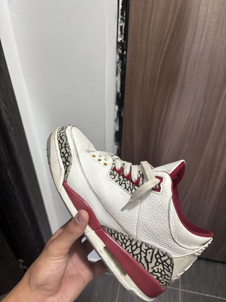 jordan 3 cardinal red 43