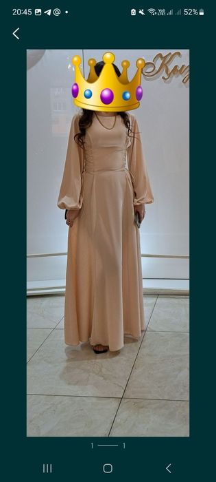 Красивое вечернее платье