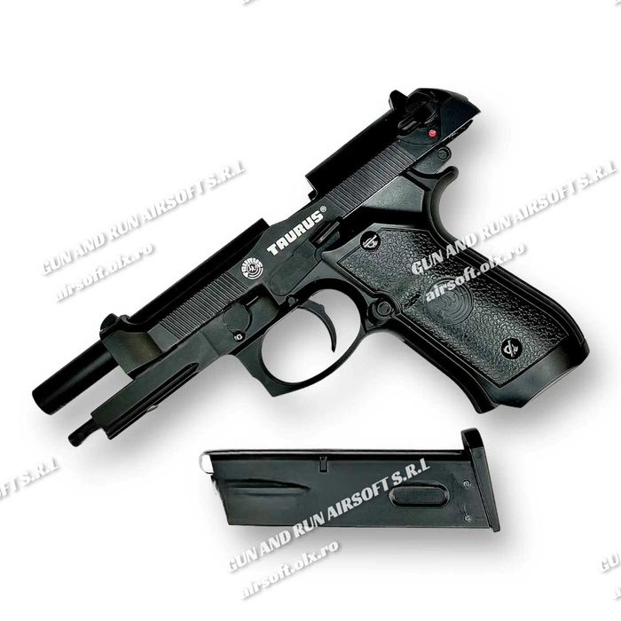 Pistol Airsoft CO2 - Varianta Puternica - Cu Recul Blowback 6mm Taurus