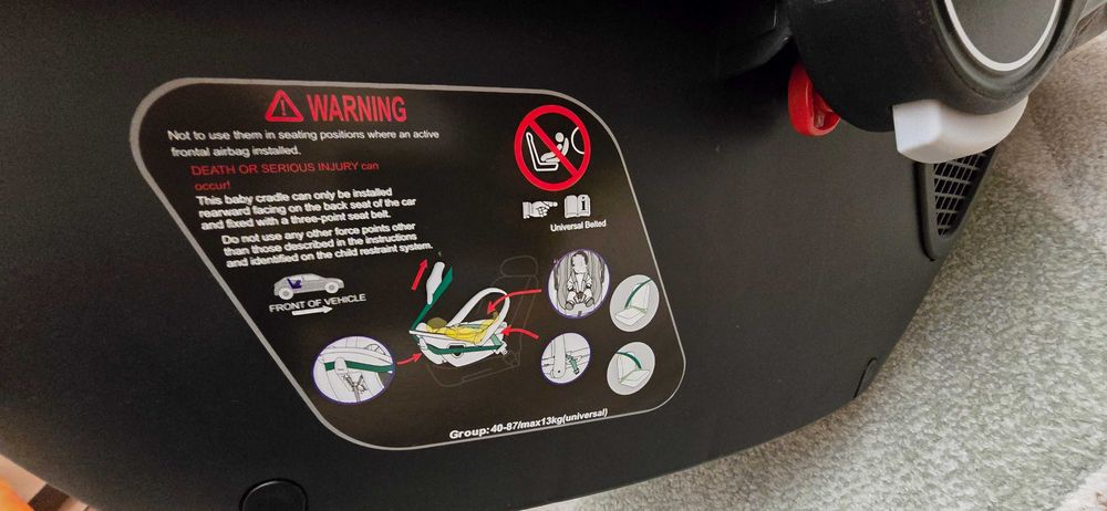 Продавам бебешко столче за кола