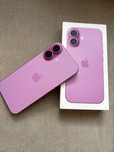 iPhone 16, 128 GB, розов, чисто нов, с гаранция – 1449 лв.