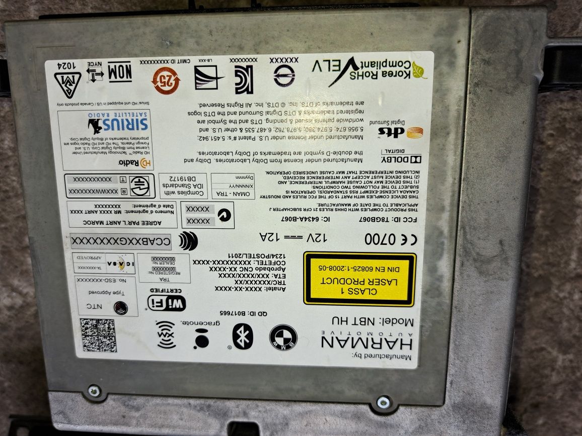 Navigatie NBT MARE unitate si display bmw f10 f11 seria 5 f01 seria 7