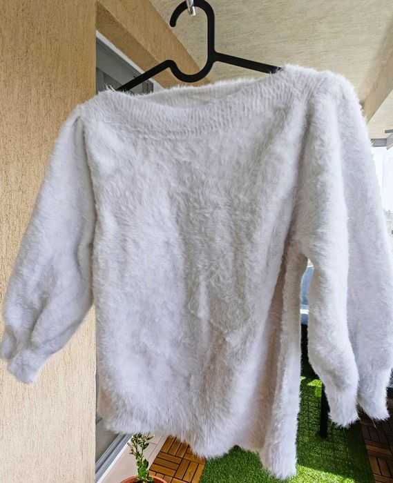 Bluza Mango, alb murdar, mărimea M